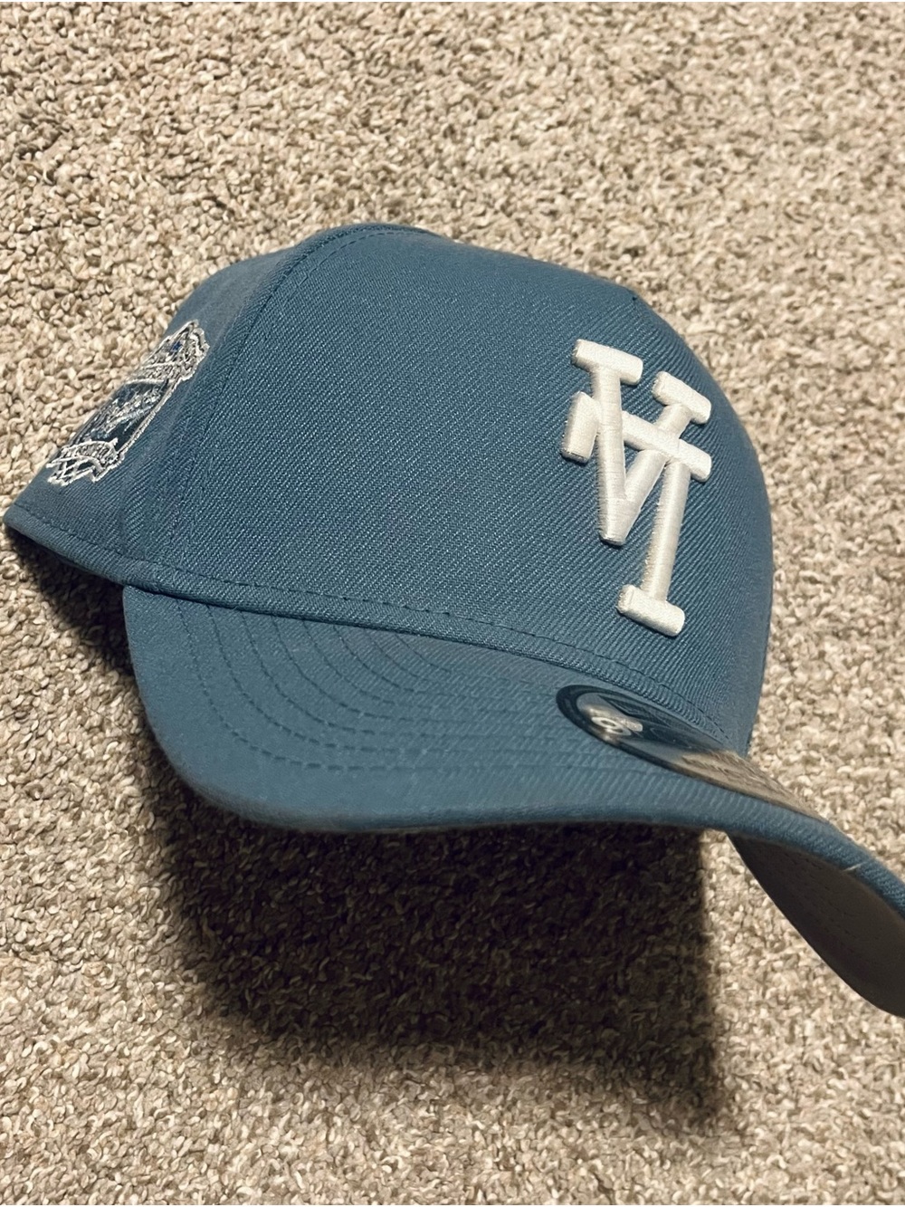 Men's Light Blue Embroidered LA Dodgers Baseball Cap
